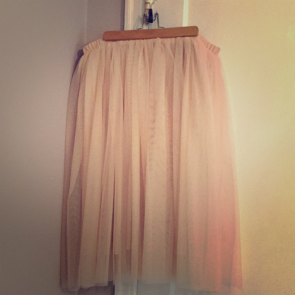 Mossimo Supply Company Blush Pink Tulle Skirt XXL